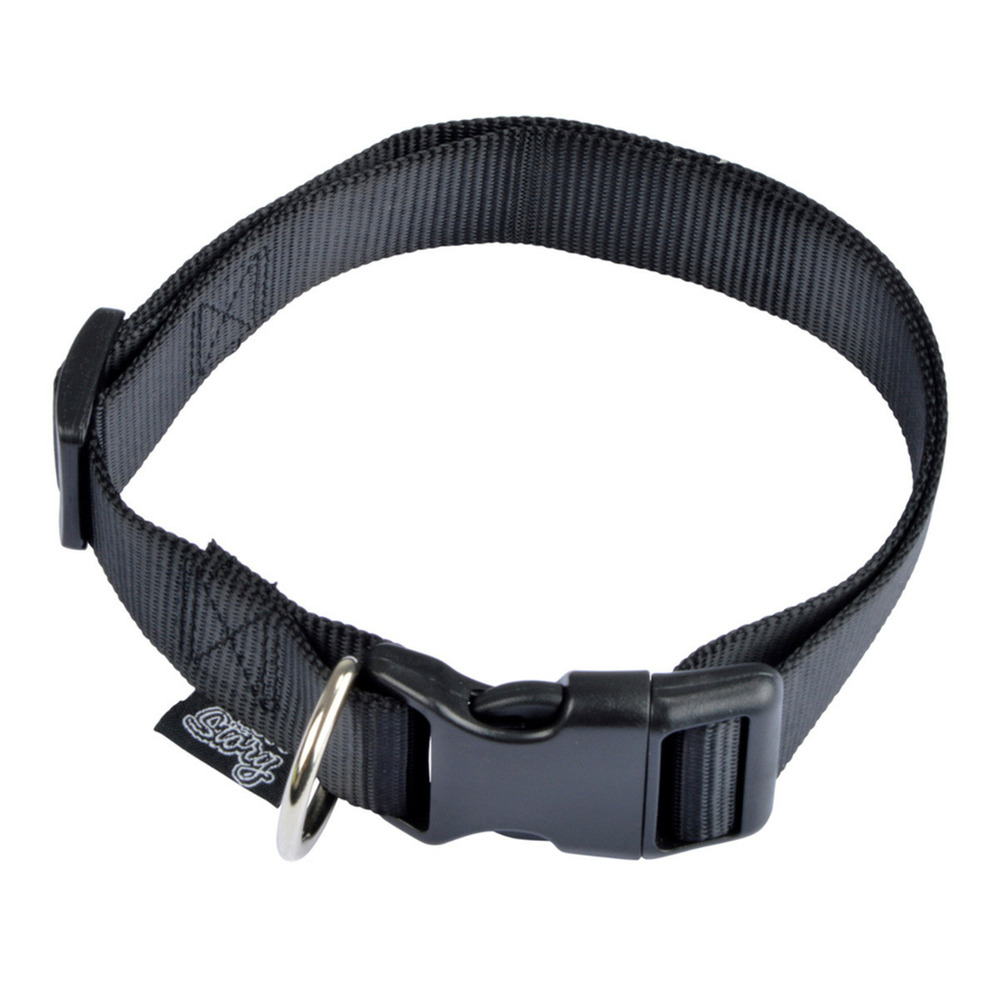 Collier réglable chien essentiel 45-65cm noir