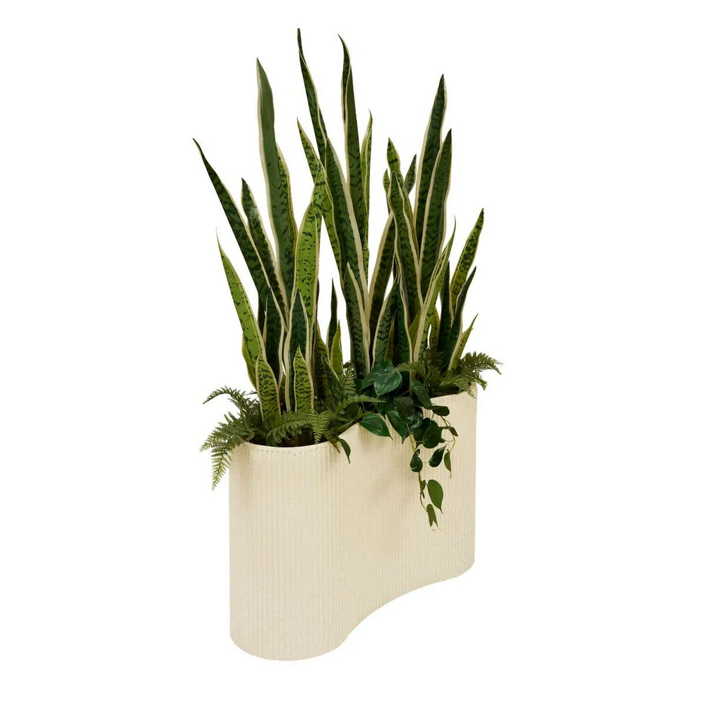 Sansevieria artificielle en pot 