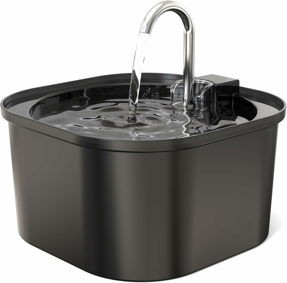 Fontaine à eau pour chat de 2,5l noir