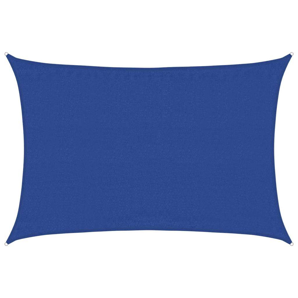 Voile d'ombrage 160g/m² rectangulaire bleu 3,5x4,5 m pehd