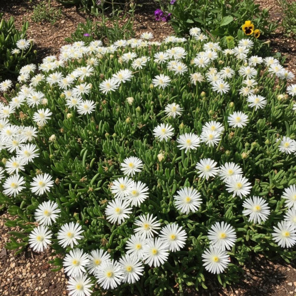 Delosperma jewel of moon stone®, pourpier vivace lot de 9 godets