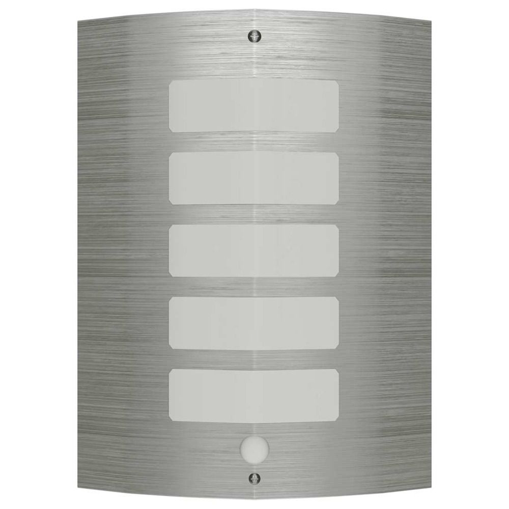 Lampe murale avec capteur de mouvement acier inoxydable