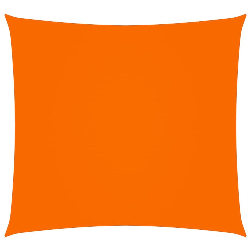 Voile toile d'ombrage parasol tissu oxford carré 6 x 6 m orange