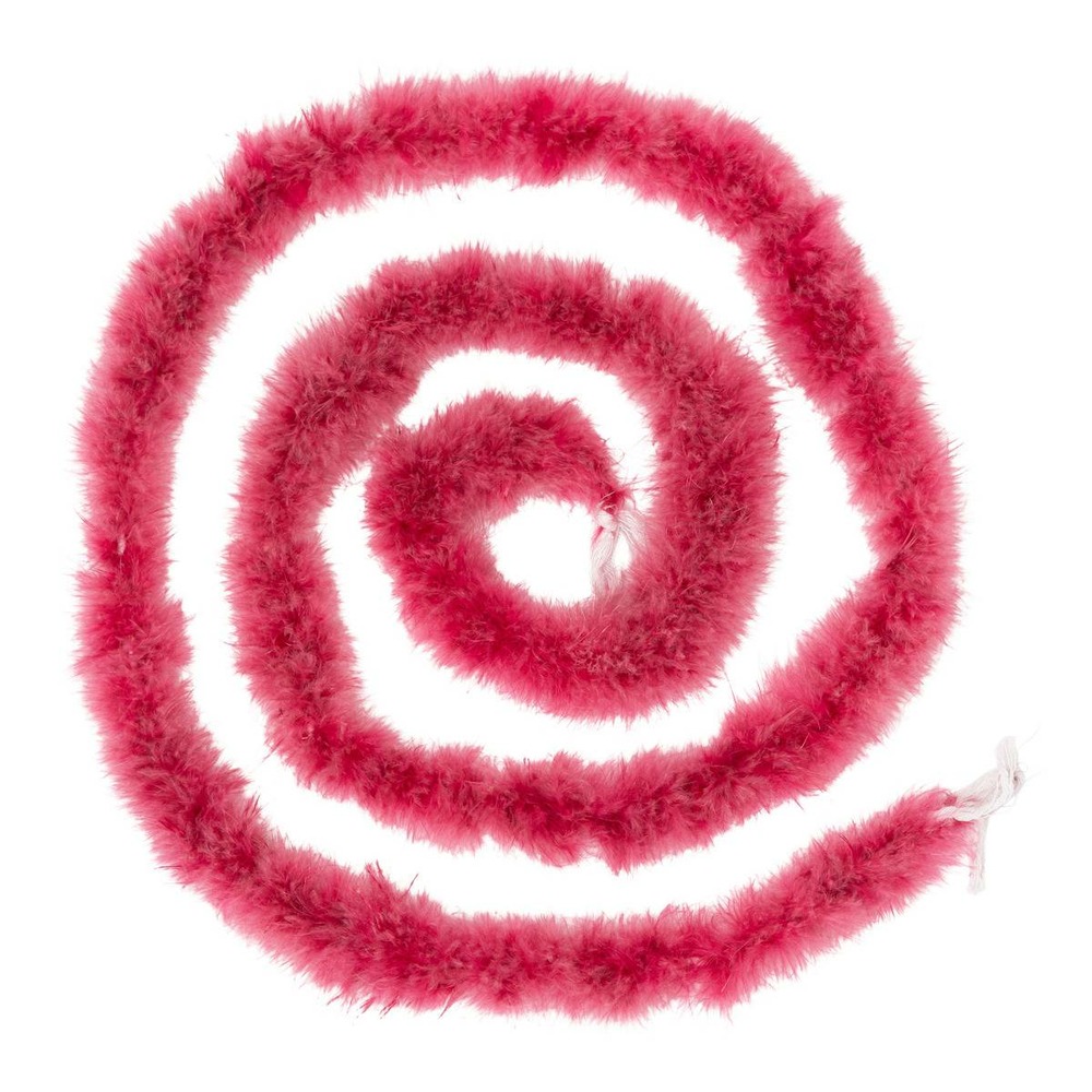 Plume boa fin rose 2m 12g