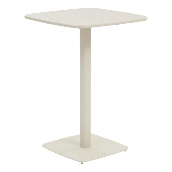 Table haute de jardin 2 places alegoria 70x70cm argile