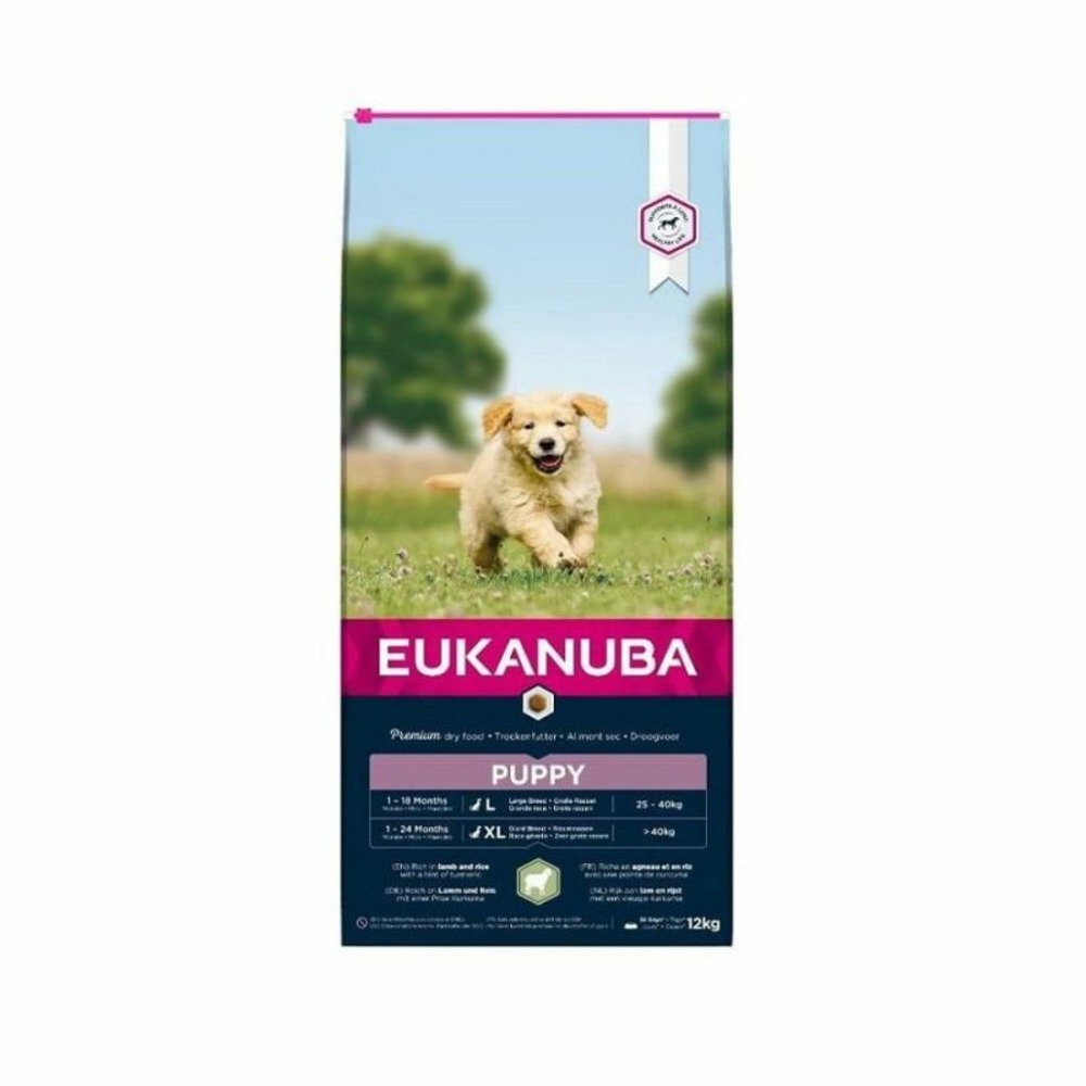 Croquettes chien puppy junior agneau large - eukanuba 2,5 kg
