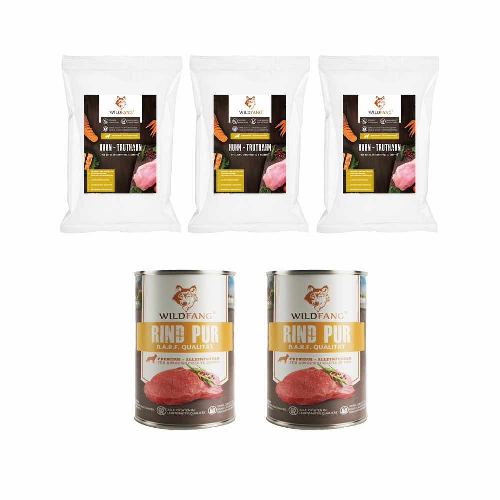 Wildfang - genussbox junior - aliments secs et humides - aliments secs pour poulet