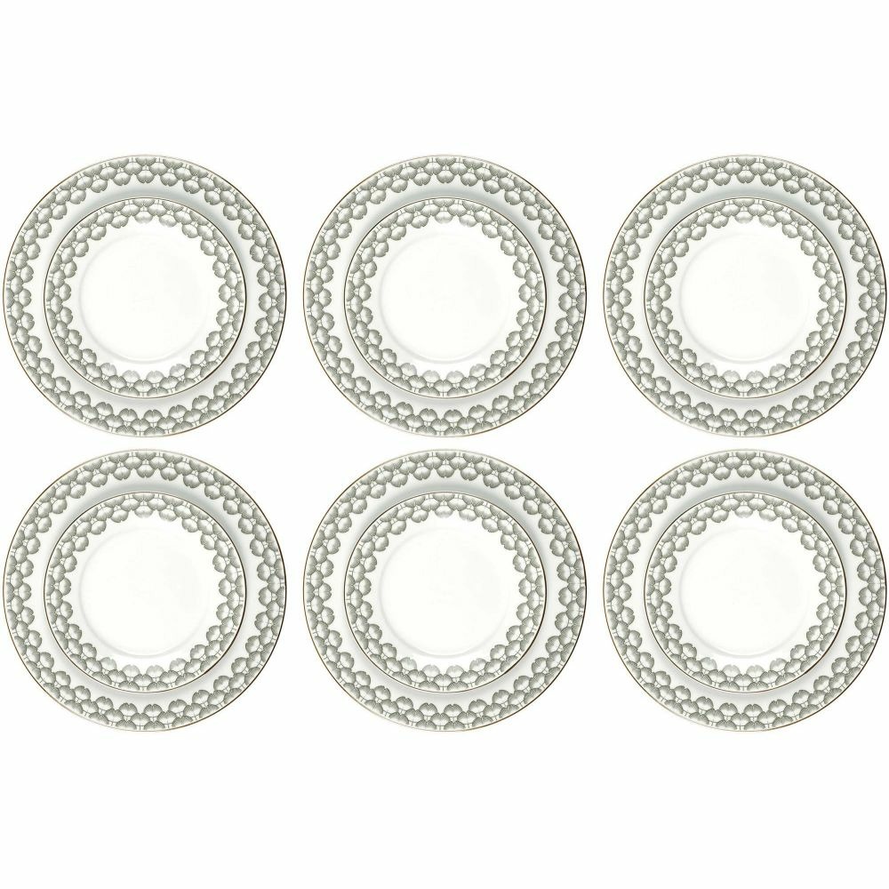 Service de table porcelaine 6 personnes ginko