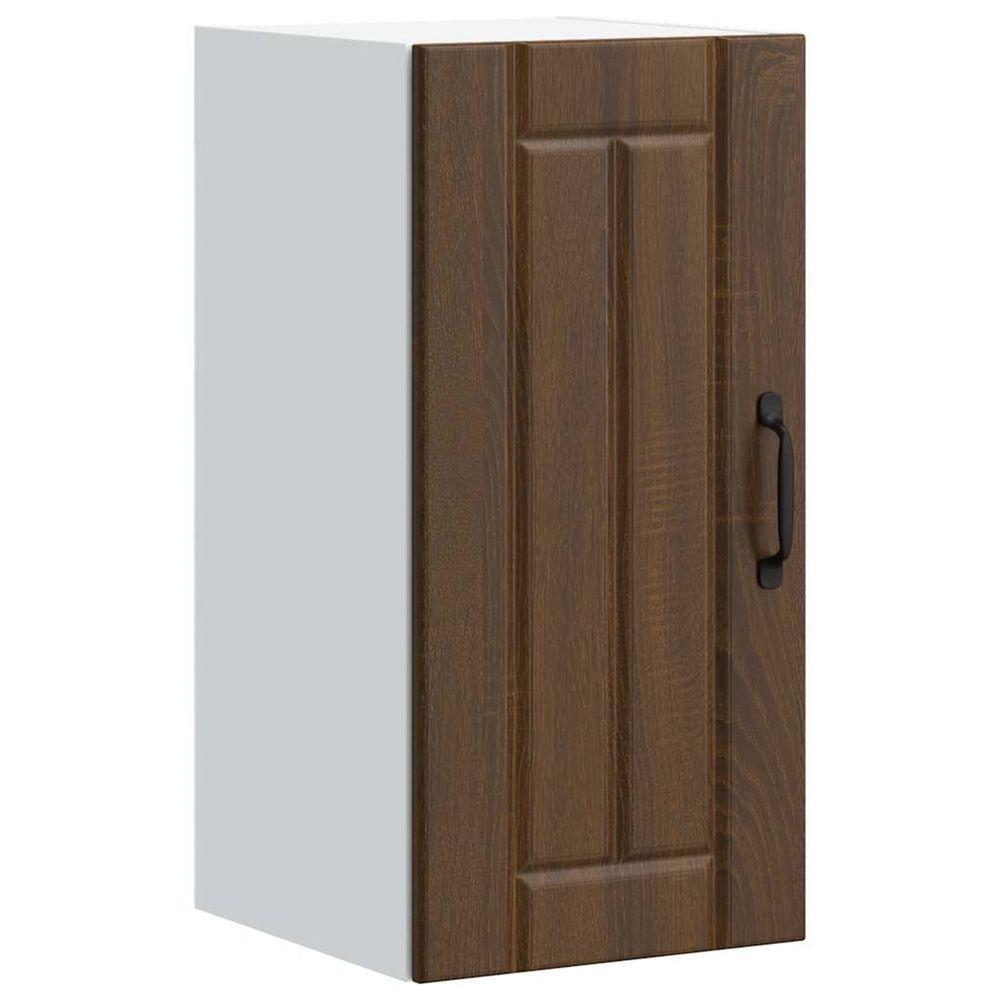 Armoire murale de cuisine lucca chêne marron bois ingénierie