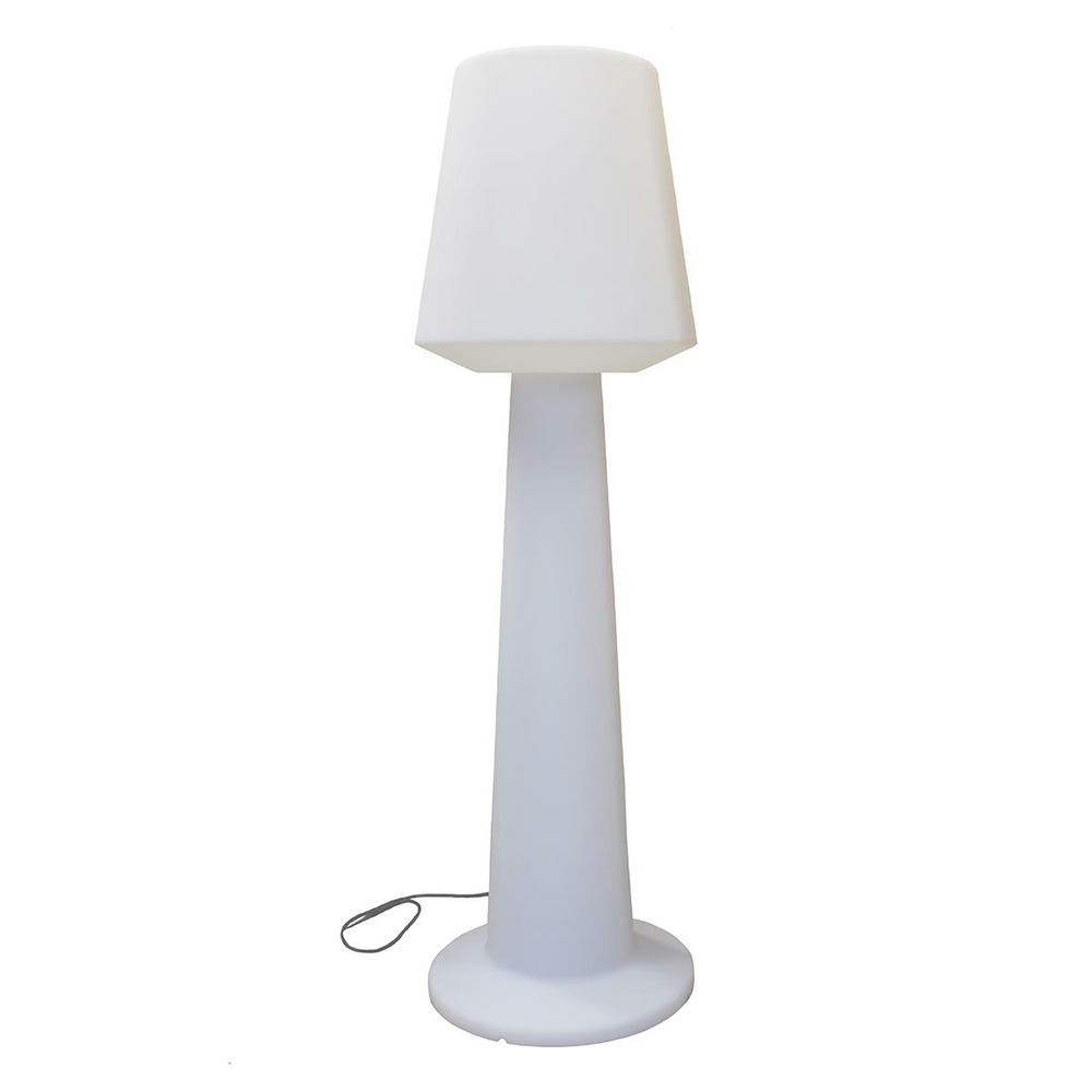 Lampadaire ext filaire austral blanc polyéthylène h170cm