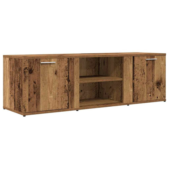 Meuble tv vieux bois 120x34x37 cm bois d'ingénierie