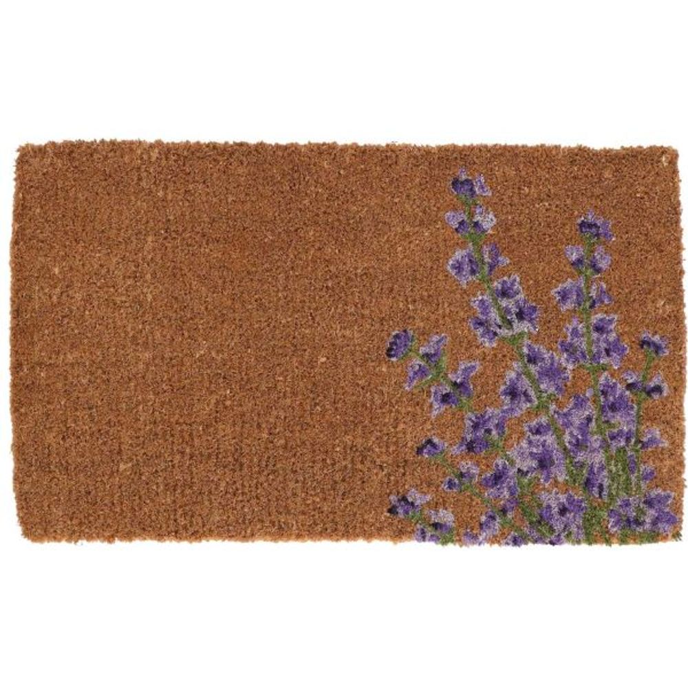 Paillasson en fibres de coco lavande