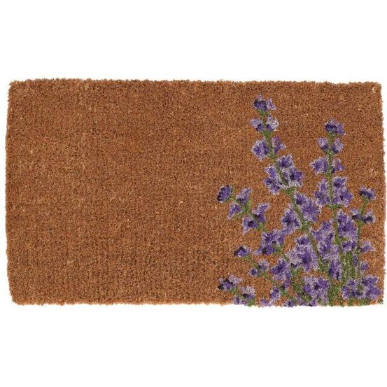 Paillasson en fibres de coco lavande