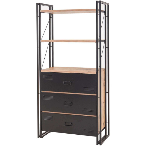 Etagère en aggloméré 3 tiroirs cosmo