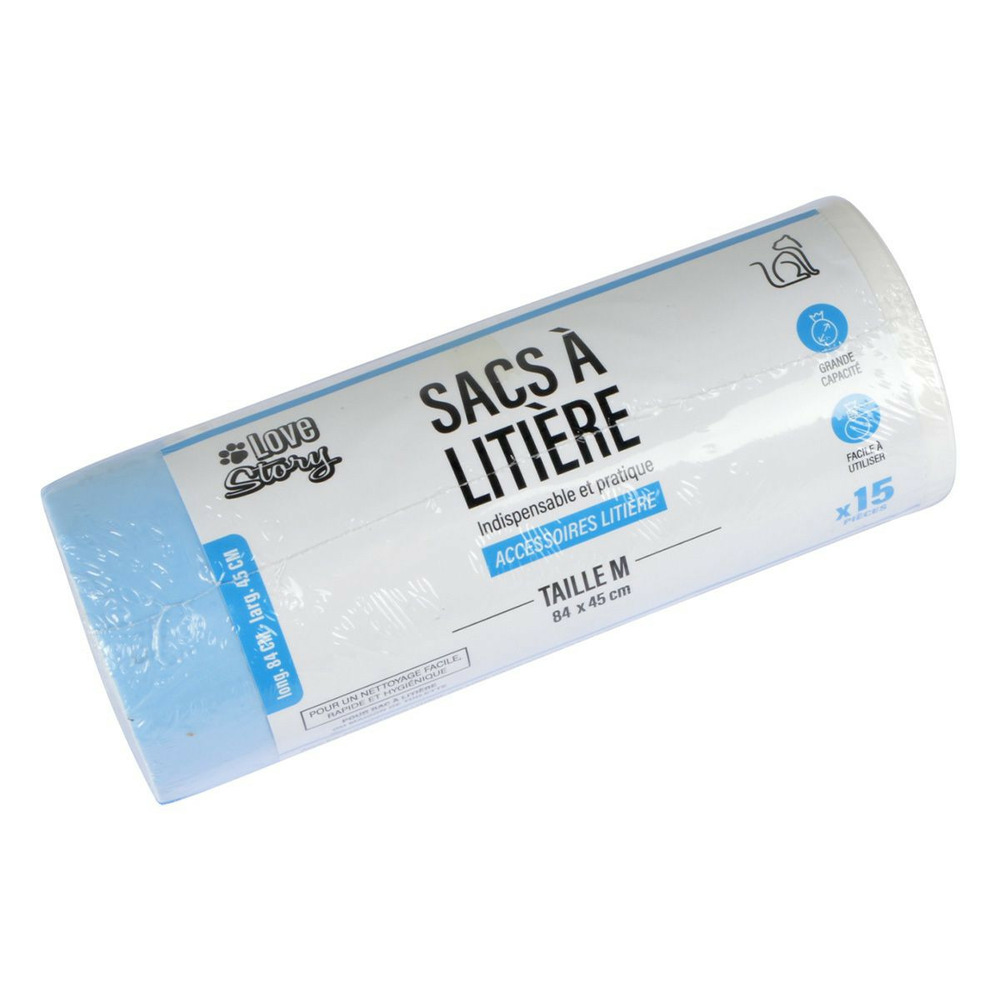 Lot de 15 sacs à litière 