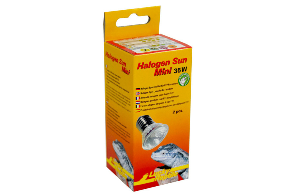 Halogen sun mini 2 ampoules - 35 w - eclairage pour reptiles