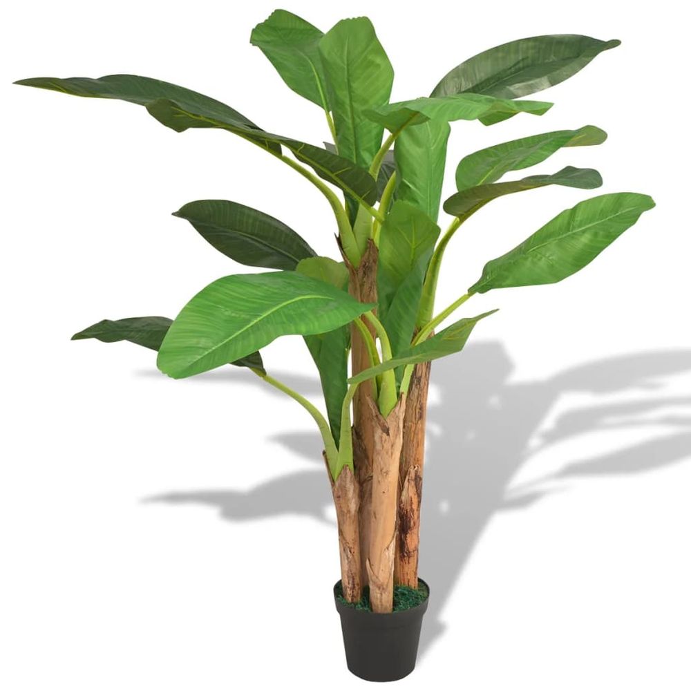 Bananier artificiel avec pot 175 cm vert