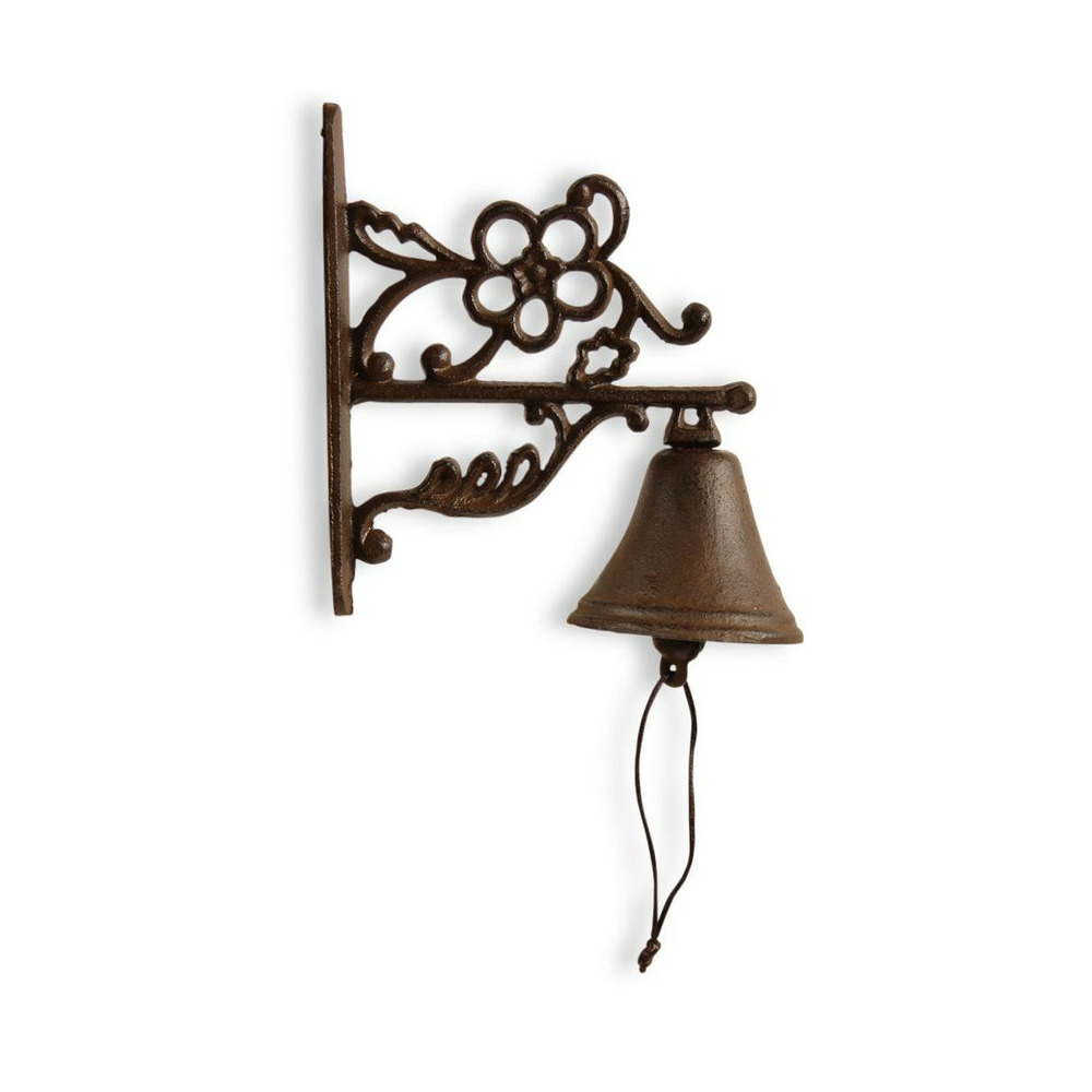 Cloche fonte fonte marron - décoration d'autrefois