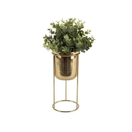 Cache pot design métal tub - doré