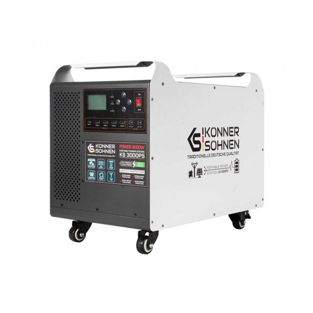 Centrale électrique portable, 3000w - könner söhnen ks 3000ps