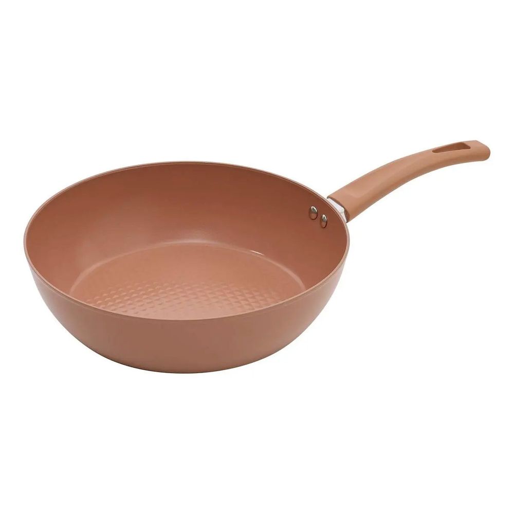Wok en aluminium forgé 
