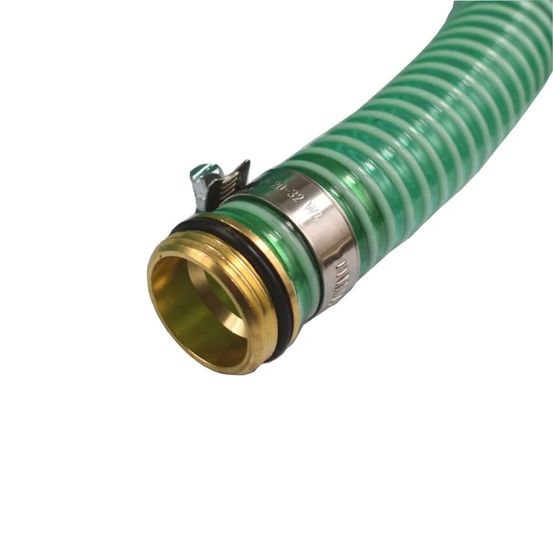 1'/25mm tuyau d'aspiration et de pression avec embout de tuyau mâle 1' + raccord 1' femelle 2/3 5m