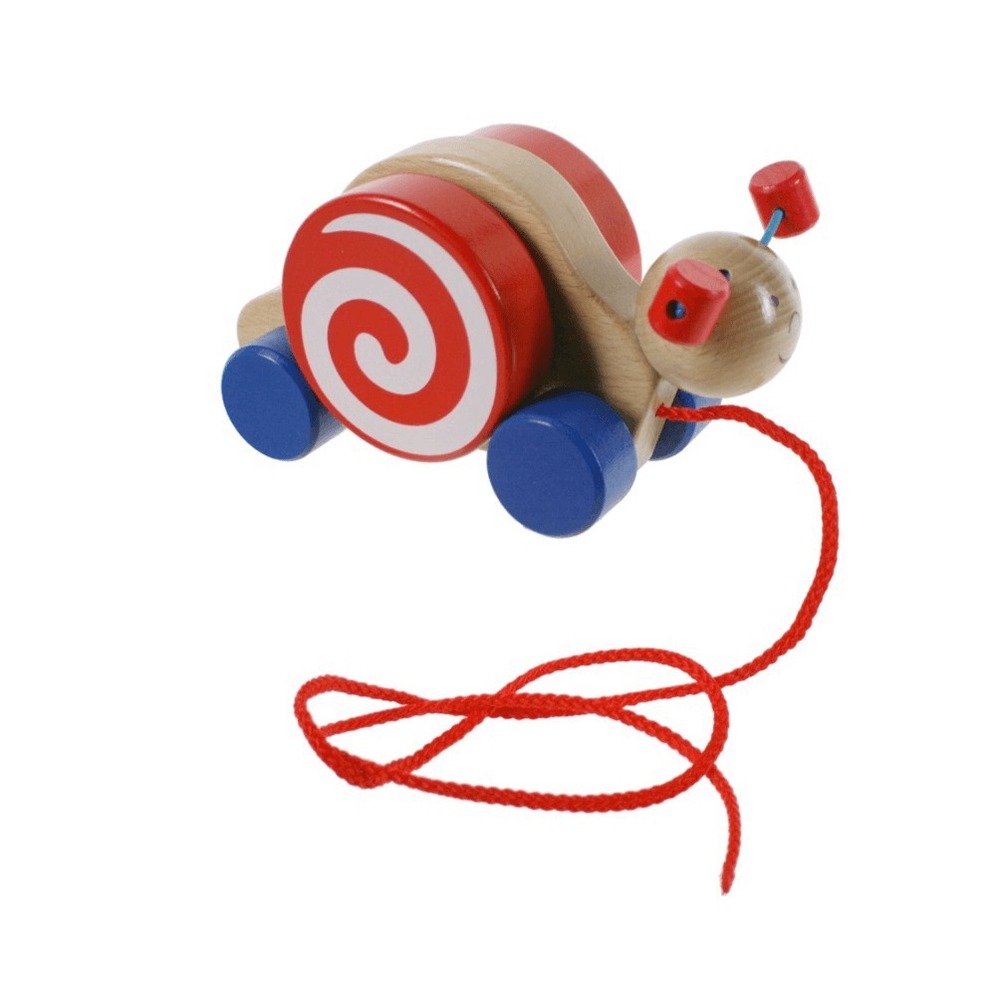 Escargot à tirer avec sa carapace mobile