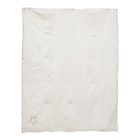 Edredon "lili" en gaze de coton 100x140cm blanc