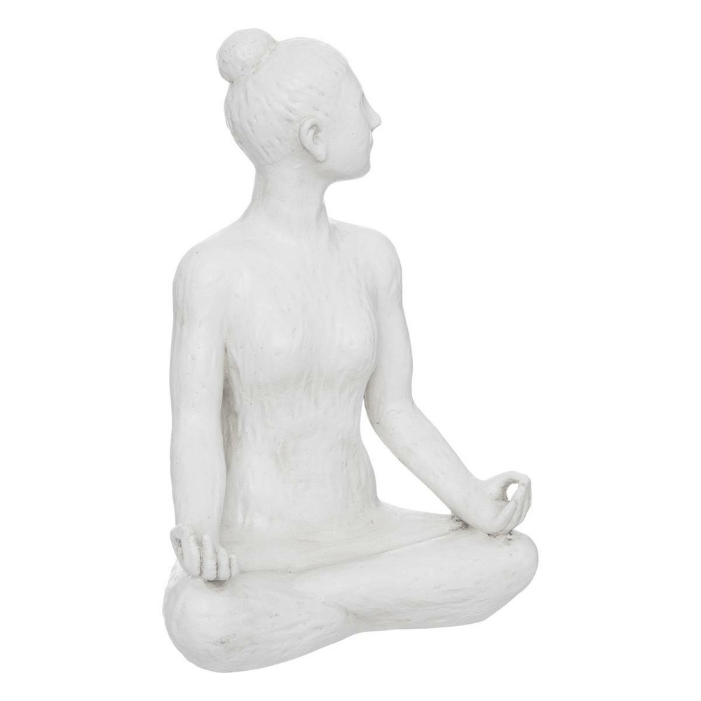 Statuette femme "gemma" h55cm blanc