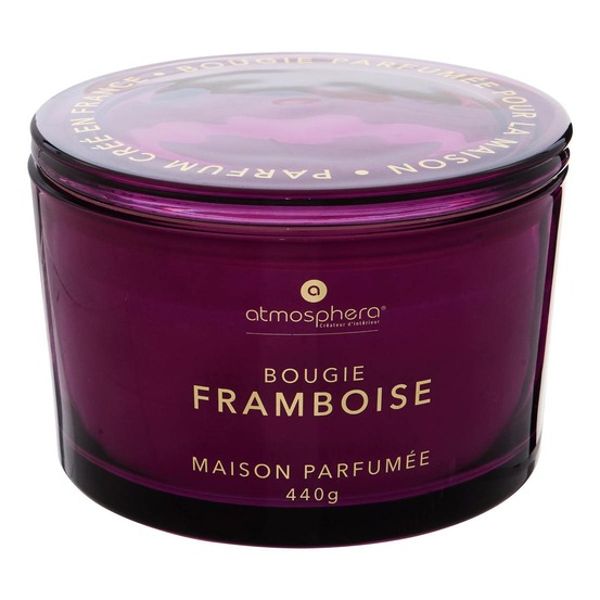 Bougie parfumée 440 g glowy framboise