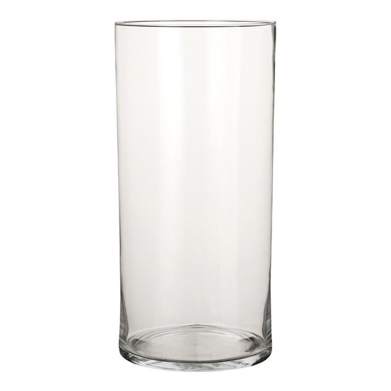 Mica decorations carly vase - h40 x ø19 cm - cylindre - transparent