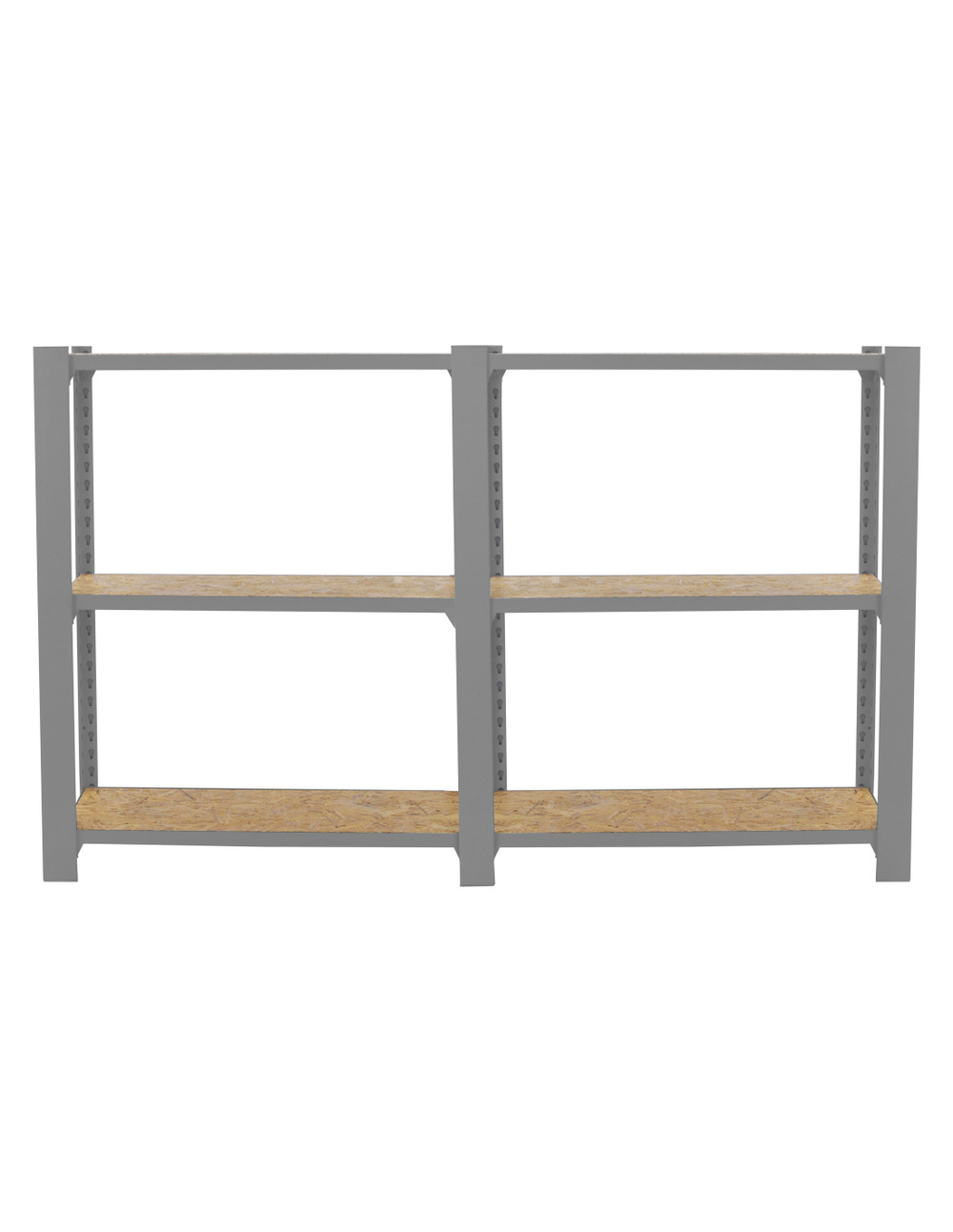 Etagère légère sans vis officlick 3/300 wood 1600 gris/osb gris/osb 1000x1600x300 - simonrack