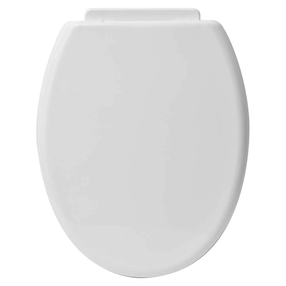 Abattant wc pp 18 pouces attaches plastiques - blanc