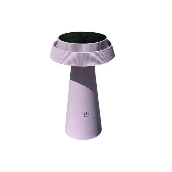 Lampe de table solaire rosa violet