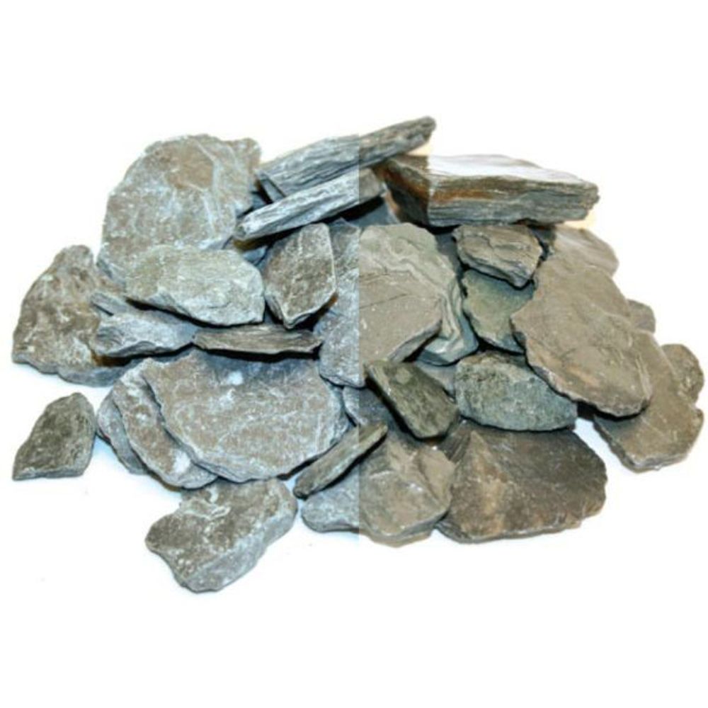 Paillis d'ardoises gris vert argenté 30/60 1 sac de 20 kgs