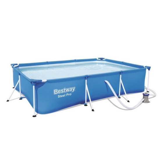 Piscine plastique rectangulaire 3 x 2.55 m h. 66 cm