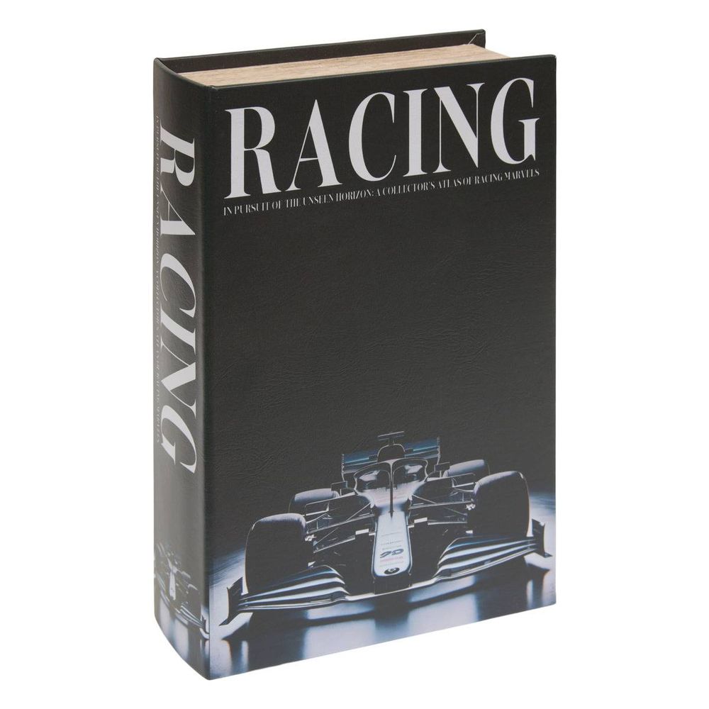 Boîte livre déco rectangulaire josh 18x27cm racing