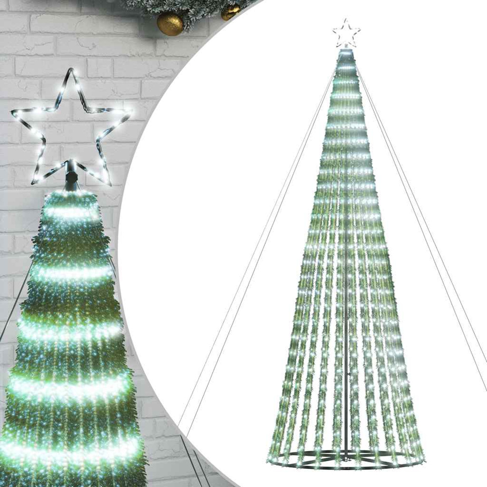 Sapin de noël à led 1028 led blanc froid 403 cm