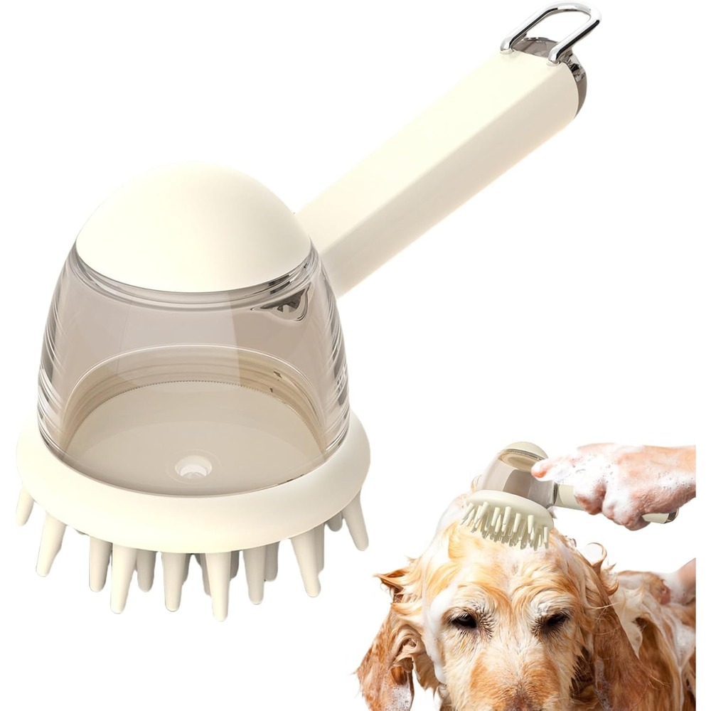 Brosse de bain pour chien - disperse shampoing & massage