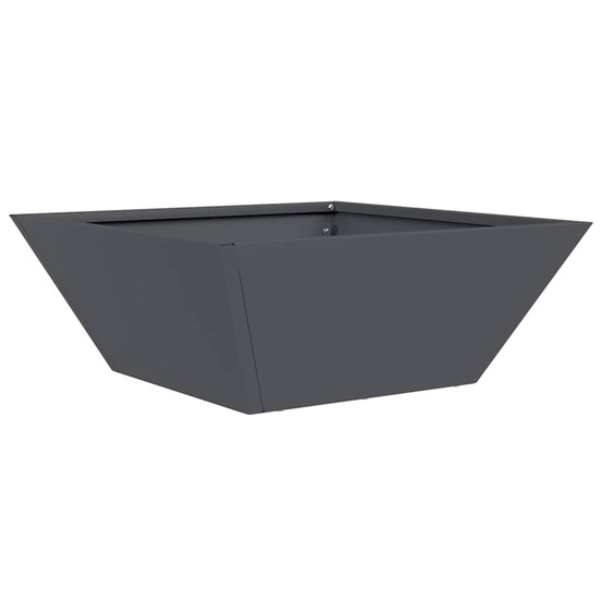 Cache-pot de jardin anthracite 40 x 40 x 15 cm
