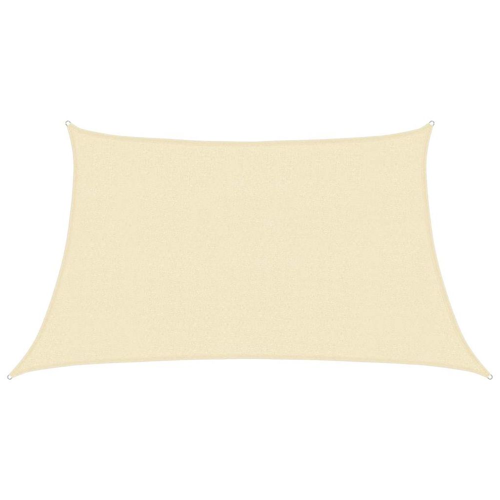 Voile d'ombrage 160 g/m² crème 3/4x2 m pehd