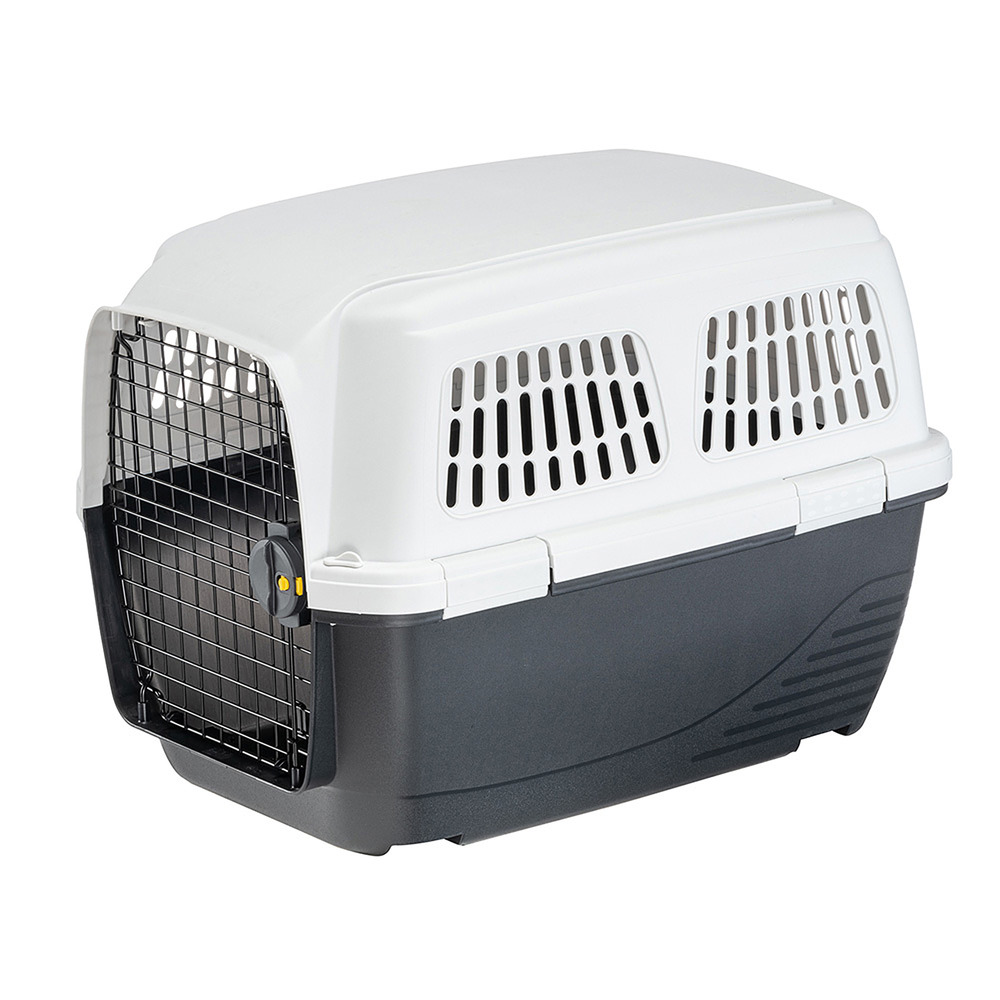 Ferplast cage de transport pour chiens clipper 4, iata, panier transport chien moyen taille max 20 kg, boite transport, voyage