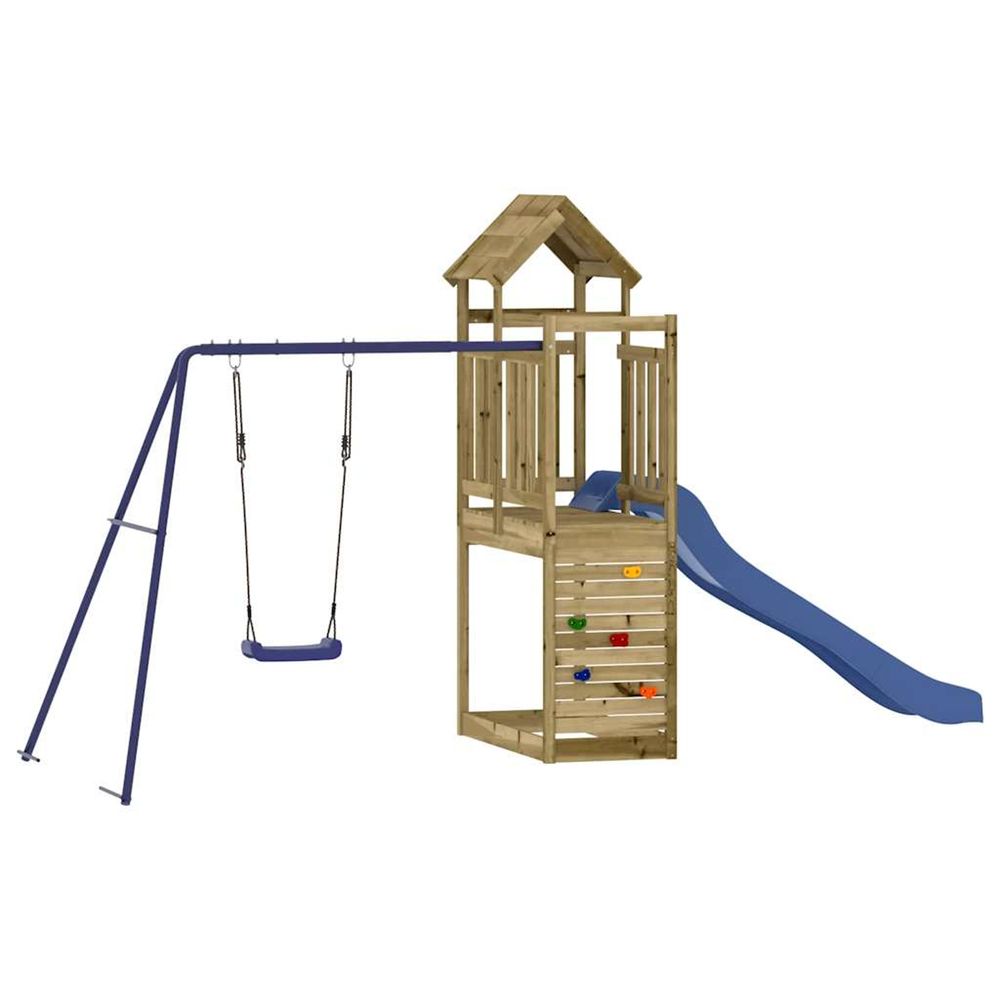 Aire de jeux d'extérieur bois de pin imprégné