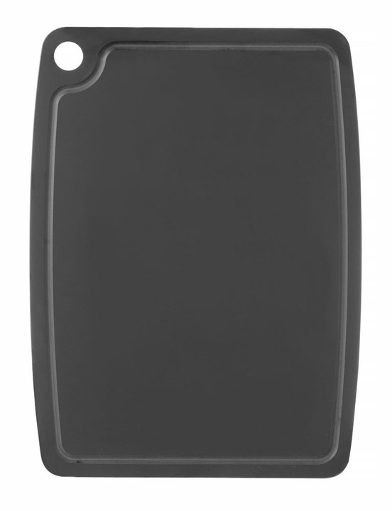 Planche à découper en fibre de bois 300x235x(h)6mm avec trou - hendi