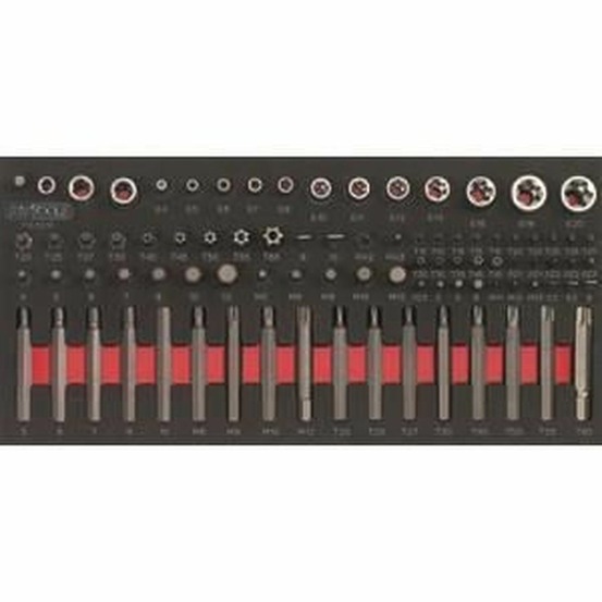 Module 713.5010 - module d'embouts de vissage et douilles torx - 88 pièces