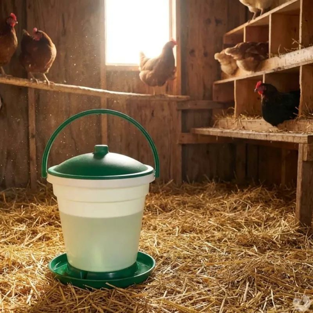 Abreuvoir à anse vert 18 l - olba