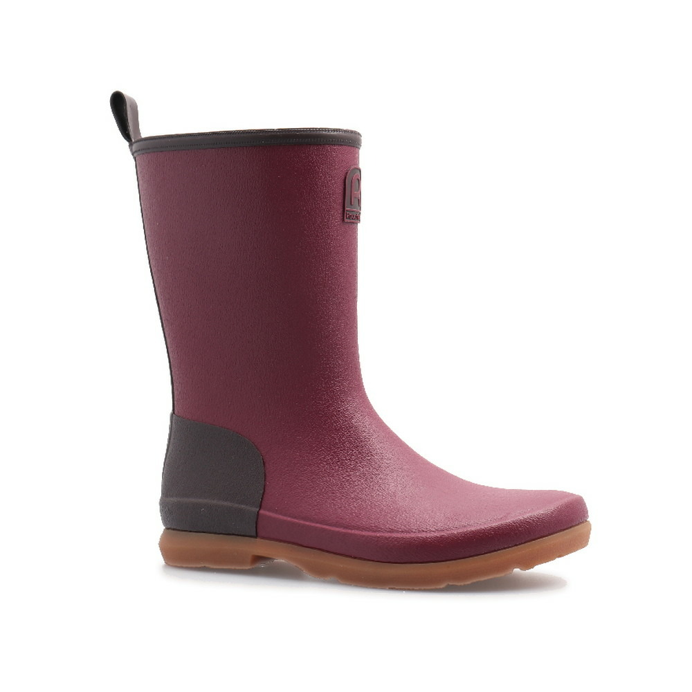 Demi bottes origin aubergine - taille 36