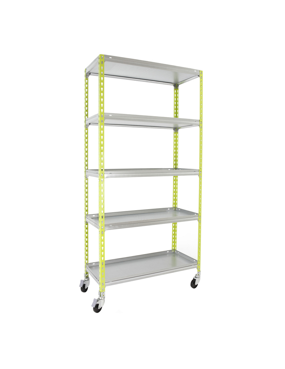 Etagère simongarden click mobile 5/400 vert/galva vert/galva 1875x900x400 - simonrack