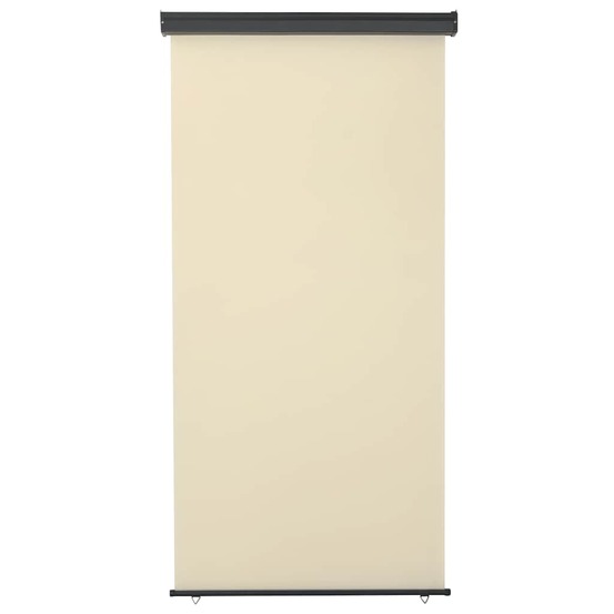 Auvent latéral de balcon 125x250 cm crème
