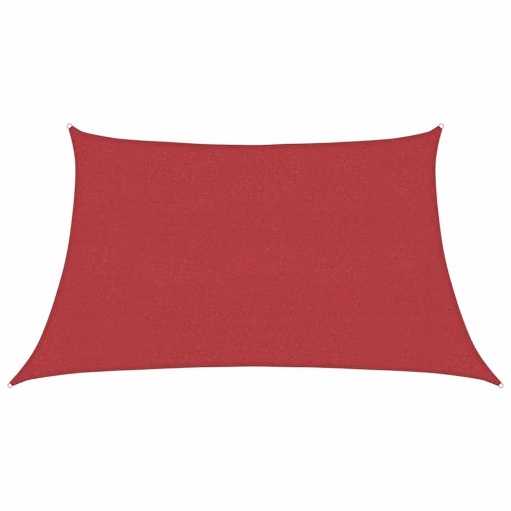 Voile d'ombrage 160 g/m² rouge 3/4x2 m pehd